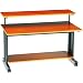 Safco 1928CY Extra Wide Adjustable Height Workstation, 48w x 25d x 41-1/2h, Cherry PVC Top