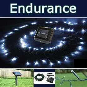 Powerbee Endurance Solar Fairy Lights 100 Quality Superbright LED's Multi Function Indoor / Outdoor Garden, Xmas, Party, Tree Lights for All Year Round Use