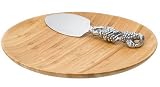 Arthur Court Bamboo/Grape 9-Inch Plate with Cheese Server