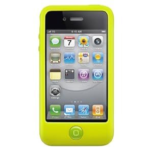 SwitchEasy Colors Silicone Case for iPhone 4 (Lime)