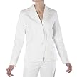 Isaac Mizrahi Slot Seam Blazer- White