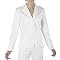 Isaac Mizrahi Slot Seam Blazer- White