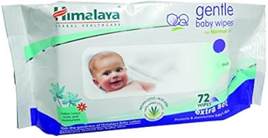 Himalaya Herbals Gentle Baby Wipes (72 Sheets)