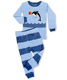 Leveret "Jumping Dolphin" 2 Piece Pajama 100% Cotton (Size 6M-5T)