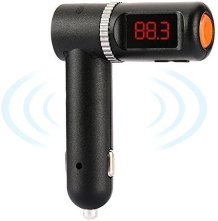 Sorker BC08 Bluetooth Car Kit, Wireless In-Car Fm Transmitter Stereo Radio Receiver with Dual USB Charging Port for Cellphone