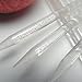 40pcs 6 in Clear bubble Pointed Acrylic Sticks For Cake Pops or Candy Apple - Heavy duty