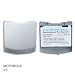AT&T Cingular T-Mobile Motorola Razr V3 Silver GSM 1300 MaH 3.7v Li-Ion Lithium Extended Battery with Extended Battery Cover COVER (NOT Compatible with V3c, V3i, V3m)