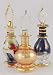 Small Hand Blown Glass Perfume Bottle