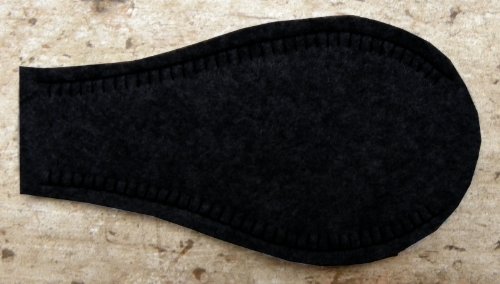 Eye Patch - Black & Charcoal - Reversible
