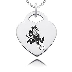 Arizona State Sun Devils Heart Drop Charm