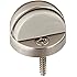 National Hardware V1940 Floor Door Stop in Satin Nickel