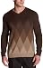 Perry Ellis Men's Argyle Sweater,Chocolate Hthr,Medium