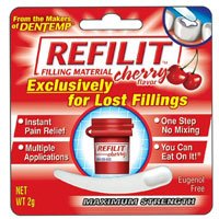 Refilit Maximum Strength Filling Material, Cherry Flavor - 1 Each