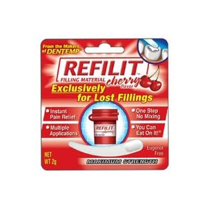 Refilit Maximum Strength Filling Material, Cherry Flavor - 1 Each