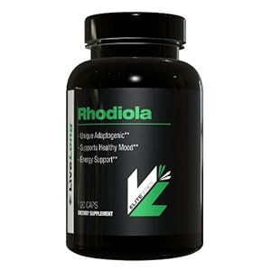 LiveLong Nutrition Rhodiola Capsules, 120 Count
