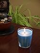 Filled Candle in Carmona Jar- Afternoon Rain Scent, 12.5 oz