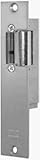 ROFU 1501 Fail Secure-Satin Brass Electric Strike with faceplate 1-1/4 x 5-7/8 3-6 VDC/ 8-16 VAC