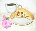 8 pieces White Chocolate frosted COCONUT CHOCOLATE CHUNK Biscotti