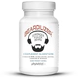 Beardilizer® - #1 Facial Hair and Beard Growth Complex for Men - 90 Capsules Powerful Nutrients Blend