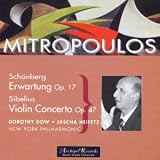 Erwartung/Violin Concerto (Mitropoulos, Nypo, Dow, Heifetz)