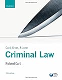 Card, Cross and Jones criminal law