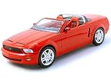 Review Ford  / Die-cast Model Ford Mustang Convertible (2003) (1:18 scale in Red)