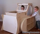 Bulldozer Toy Box - Amazing Design- All Hardwood!