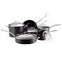 KitchenAid Gourmet Reserved 12-Piece Hard-Anodized Cookware Set, Black