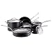 Kitchen & Housewares : KitchenAid Gourmet Reserved 12-Piece Hard-Anodized Cookware Set, Black