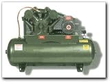 Amflo Air Compressor 7.5 HP Electric 120 gal. Horizontal Commercial 3 phase