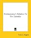 Book Freemasonry's Relation to the Calendar