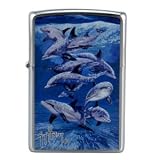 Brushed Chrome, Guy Harvey Bottle Nose Dolphin