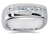 1.40 ctw Men s Diamond Ring in Platinum