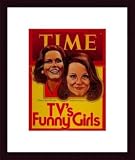 Mary Tyler Moore and Valerie Harper / TIME Cover: October 28, 1974, Framed Art Print by TIME Magazine