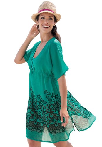 Jessica London Women's Plus Size Beach Cover-Up