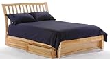 Nutmeg Twin Platform Bed w/ Natural Finish plus 2-Drawer Set