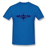 Short Sleeve RoyalBlue XS Airtime 100% Cotton T Shirt For Men Latest O-Neck T Shirts