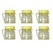 Six 8 oz mini jars with lid for Oster & Osterizer blenders.