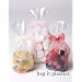 50 Clear Cellophane Sweet / Party / Gift Bags 3" x 1.5" x 7.5"