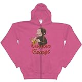 Curious George - Eating Banana Ladies Hoodie