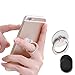 Iphone Ring Holder Phone Stand Metal Phone Ring Grip 360 - Premium iPhone Ring Holder for Smartphones & Tablets Includes Car Hook Mount ...(Silver)