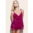 Ed Hardy Cami And Boyshort Set With Rose Graphic -- 3049-1106-VRPG