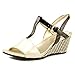 Bandolino Women's Gasha Synthetic Wedge Sandal