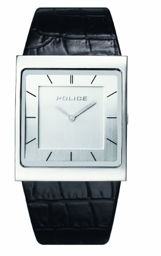 Police - SKYLINE PL10849MS/04 - Montre Femme - Quartz - Analogique - Bracelet Cuir Noir