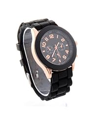 Daditong Popular Silicone Quartz Men Women Girl Boy Unisex Jelly Wrist Watch