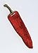 Large Red Chili Pepper Iron on Embroidered Patch