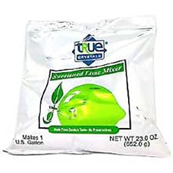 True Crystals Sweetened Lime Drink Mixer, 23-Ounce Units (Pack of 6)
