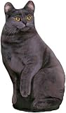 Fiddler's Elbow Grey Cat Doorstop