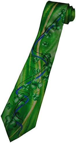 Jerry Garcia Neck Tie Collection 59 Blue Fan Green Hill Irish St. Patrick's Day