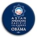 Official Campaign Asian Americans Pacific Islanders for Obama Button / Pin